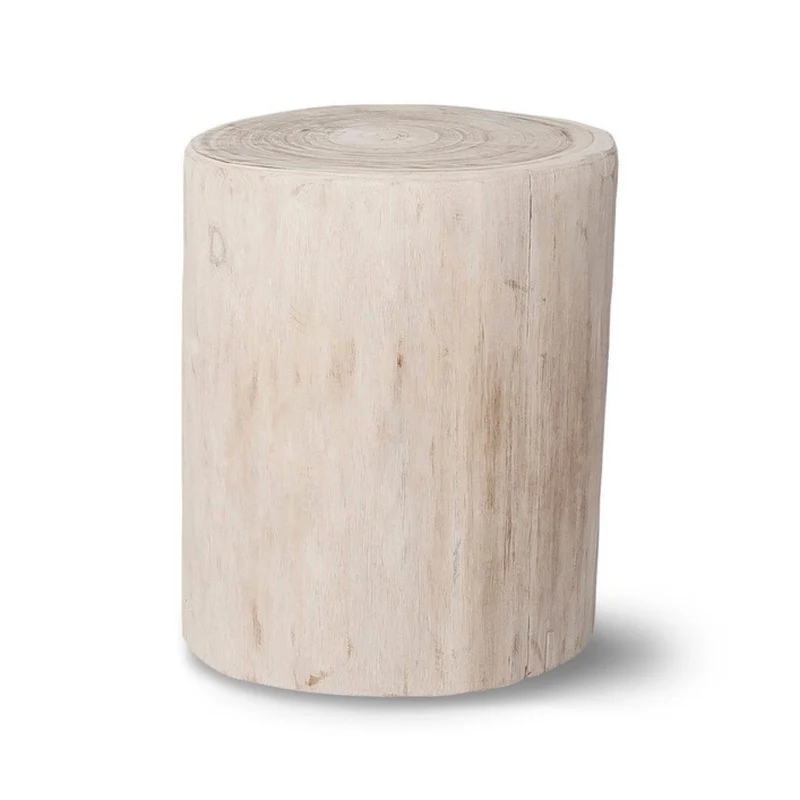 Bûche moderne blanche 18" - Nova