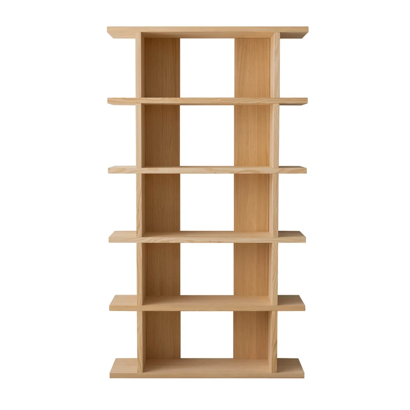 Castell solid wood bookcase 106.5 x 190 cm
