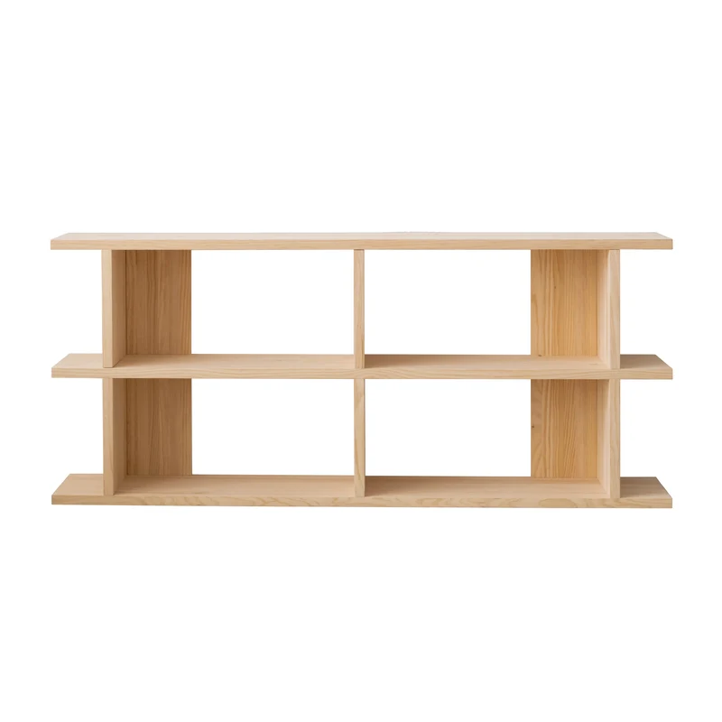 Montgó solid wood bookcase 180 x 77.8 cm