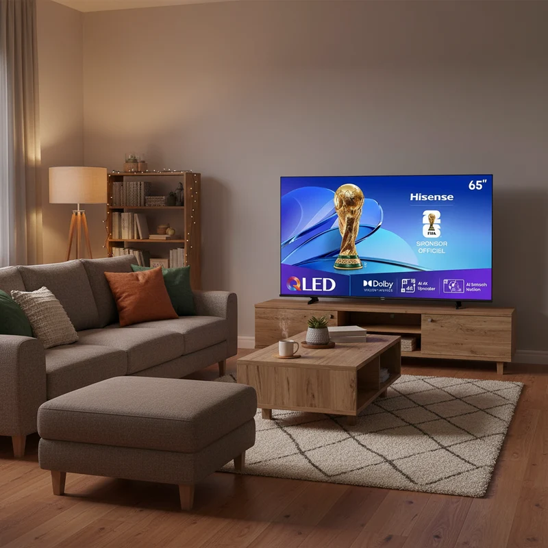 TV HISENSE 43E7Q 108 cm (43") 4K QLED Smart TV Wifi