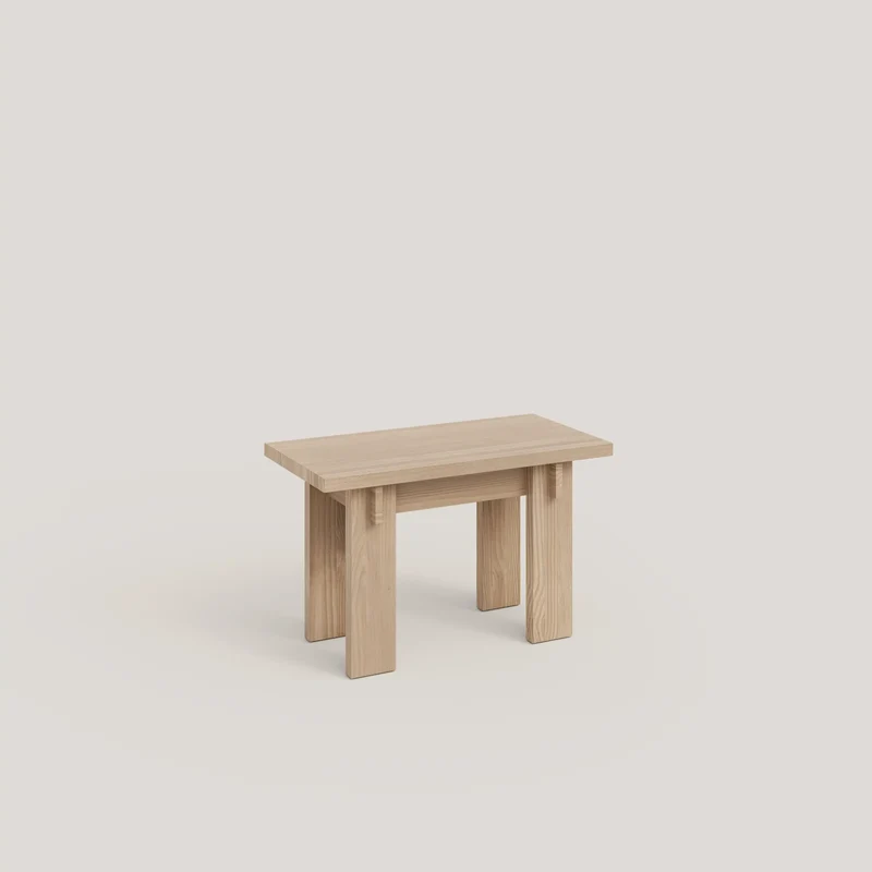 Begur small bench in solid pine wood 75 cm