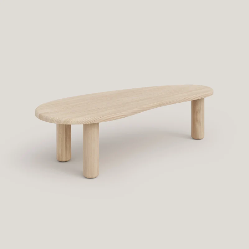 Tramadiu - Coffee table in pine wood 130 cm