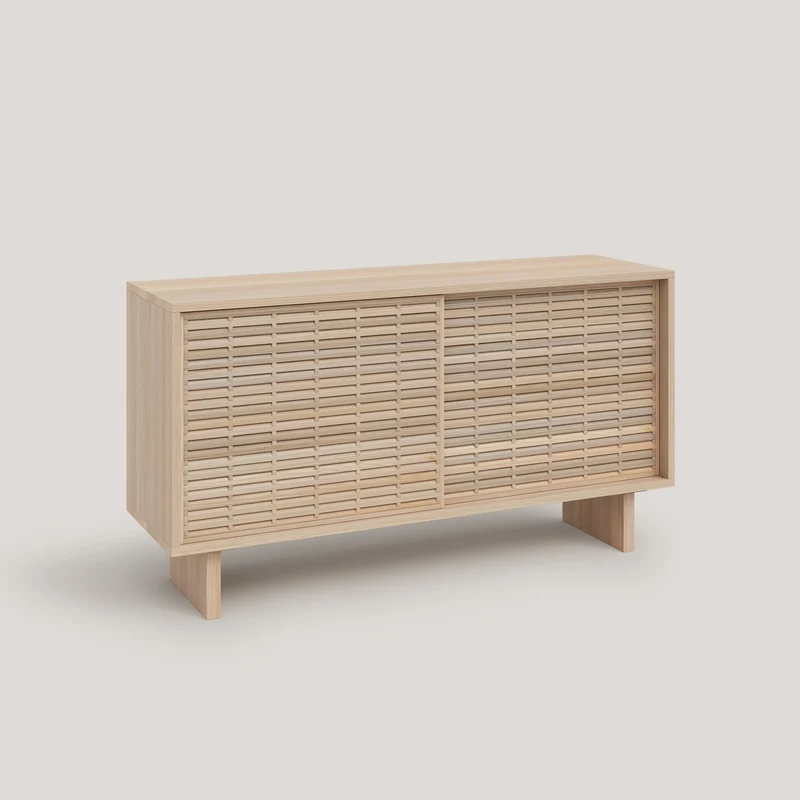 Cala pine sideboard with 2 doors 120 cm