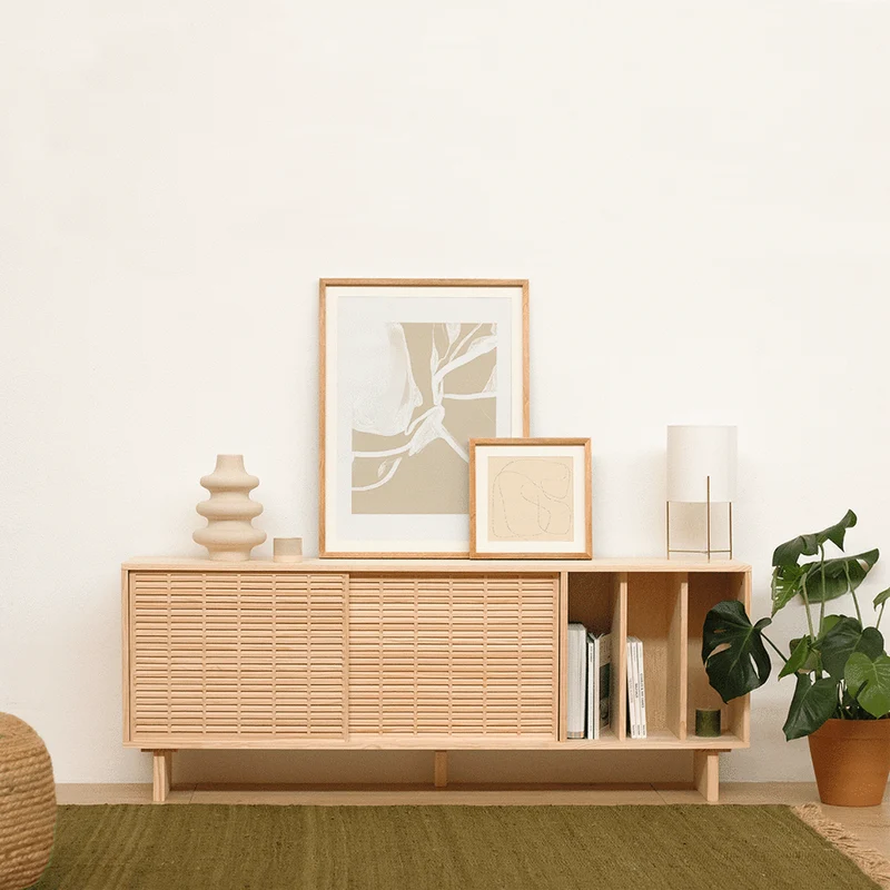 Benissa sideboard in pine with 2 doors 170 cm