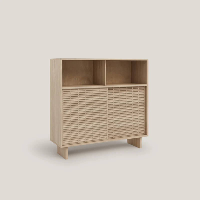 Sideboard Formentera pine with 2 doors 120 cm