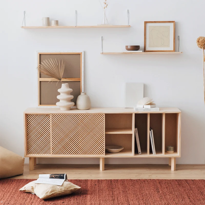 Sideboard Ambolo in pine with 2 doors 170 cm