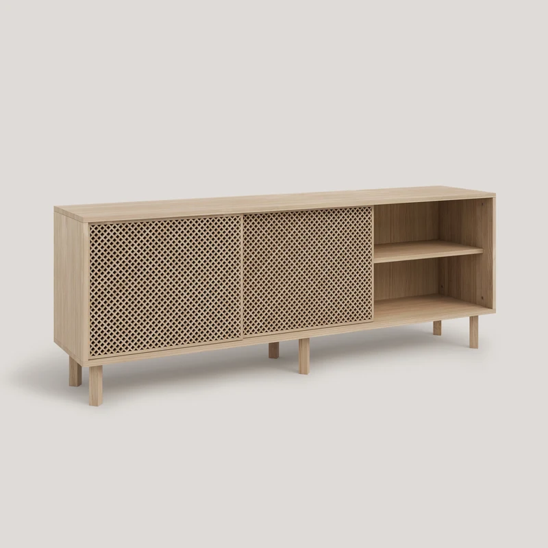 Altea sideboard in pine with 2 or 3 doors 180 cm