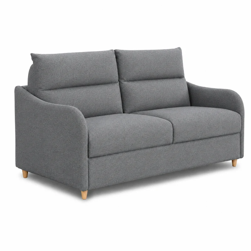 Canapé convertible express 140 cm gris | Myrtille