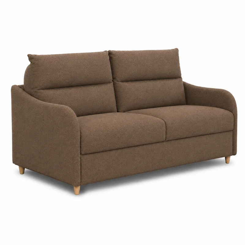 Canapé convertible express 140 cm chocolat | Myrtille