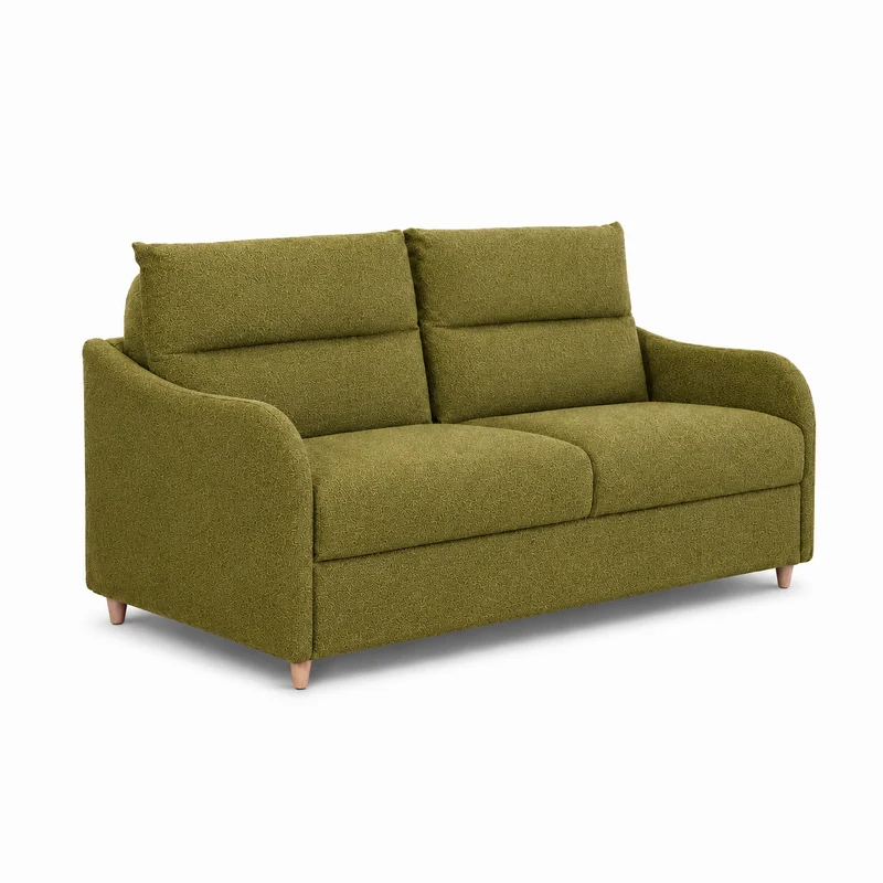 Canapé convertible express 140 cm vert | Myrtille