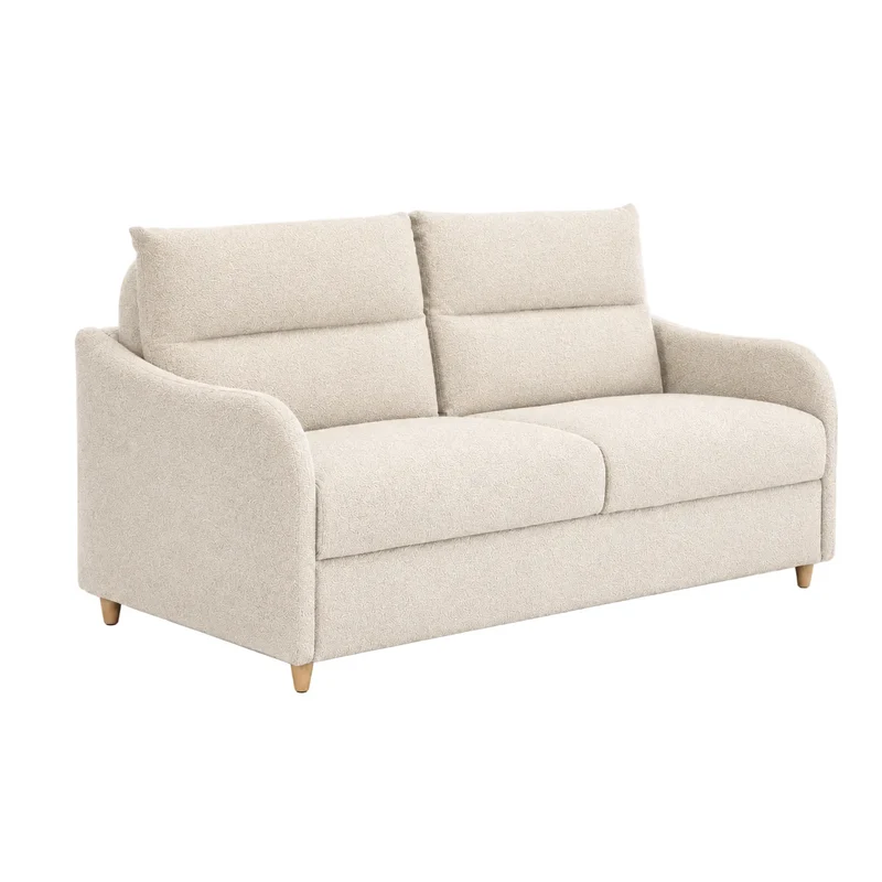 Canapé convertible express 140 cm écru | Myrtille