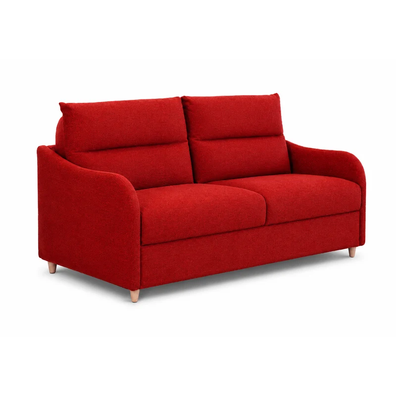 Canapé convertible express 140 cm rouge | Myrtille