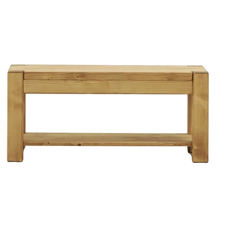 Table basse rectangulaire 100 x 50 cmen épicéa massif huilé miel | DIBONA
