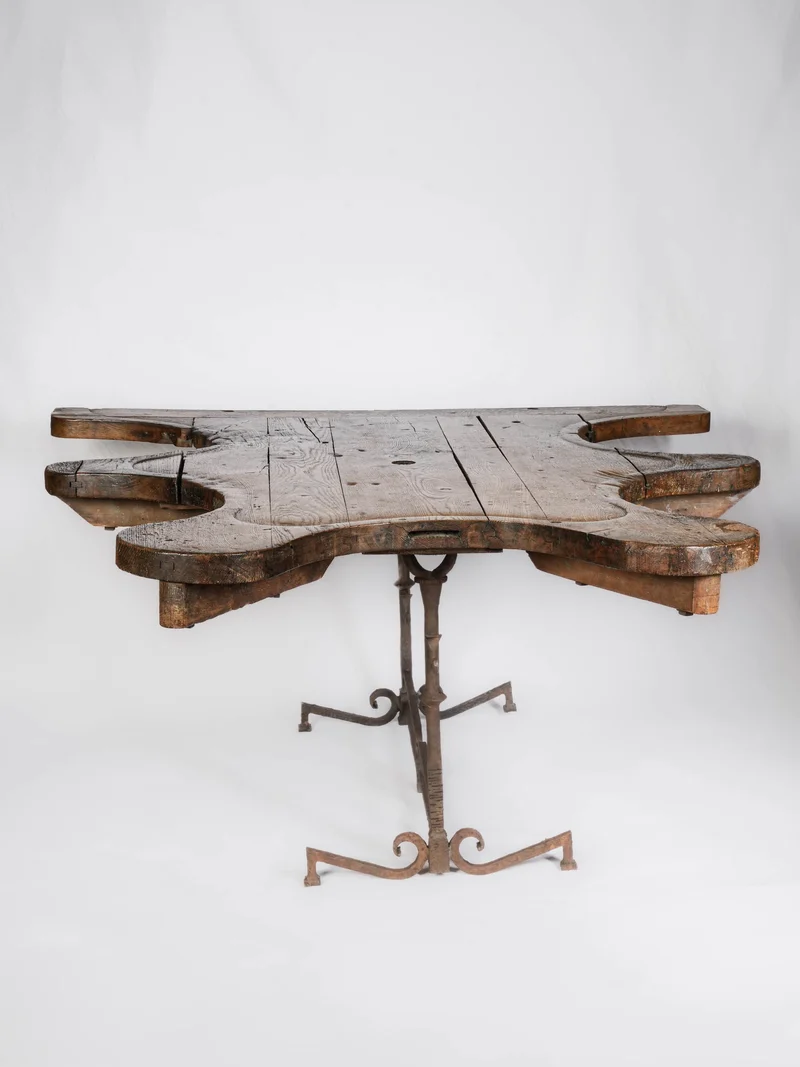 Converted Jeweller's Workbench Table, 19th Century - 65¾"