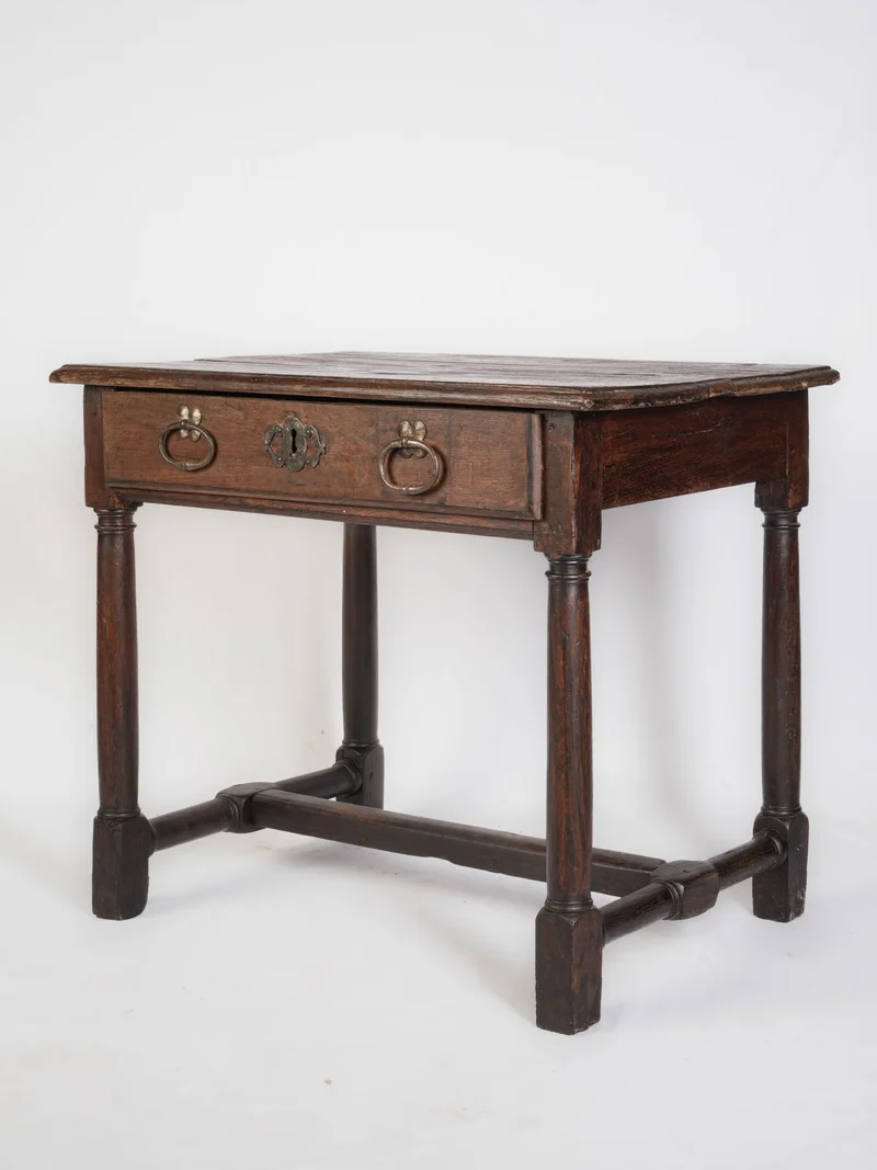 Small 18th Century Rustic Side Table in the Louis XIII Style - 27¼"x 25½"