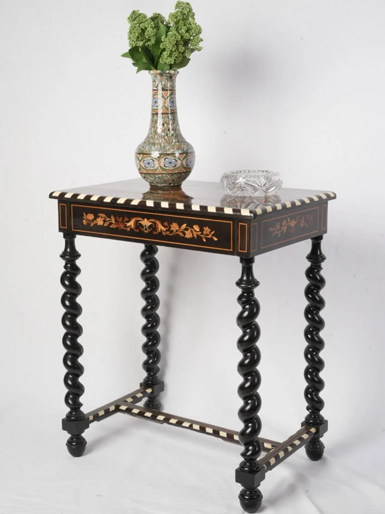 Elegant Napoleon III Marquetry Dressing Table - 29½" x 25¼"