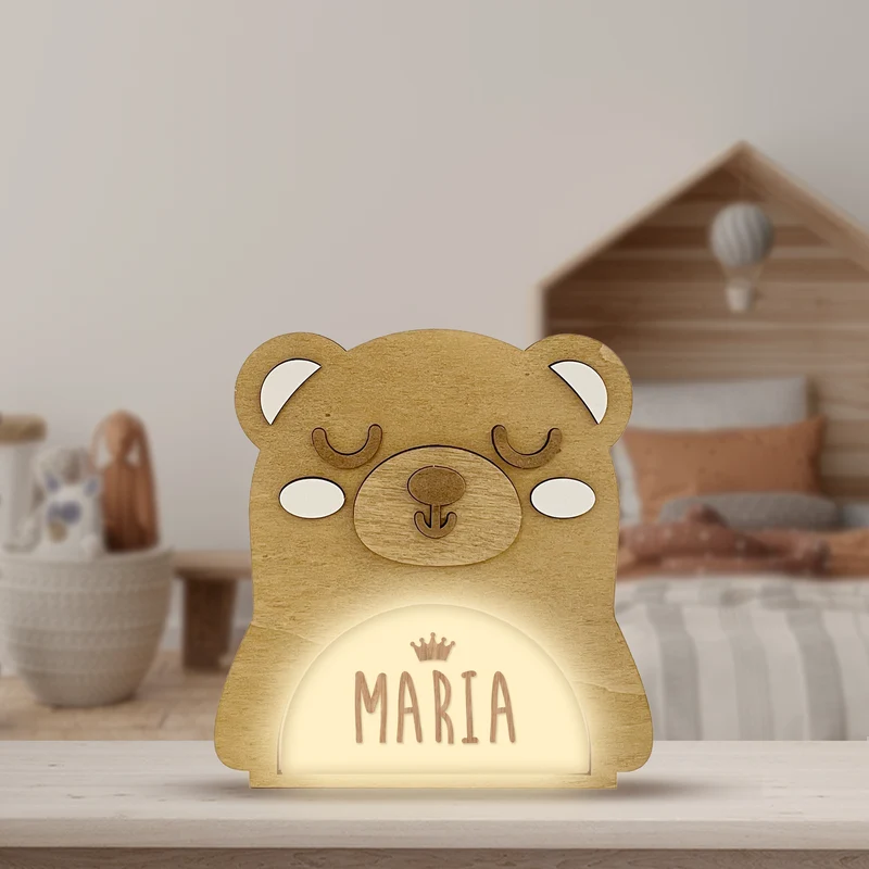 Veilleuse personnalisée - Ours