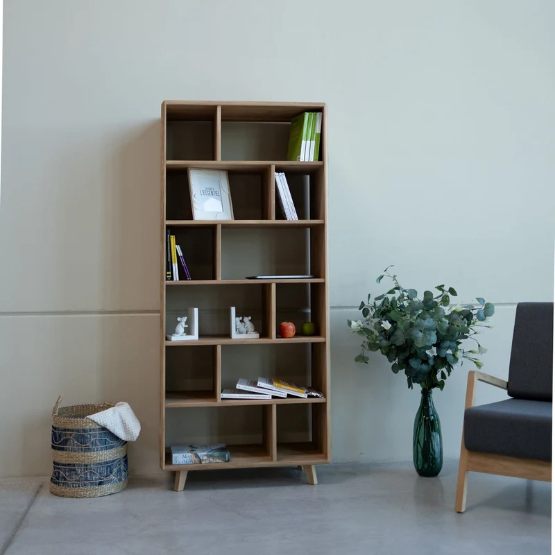 Bibliothèque en bois massif SWEDEN 1 | NordicStory