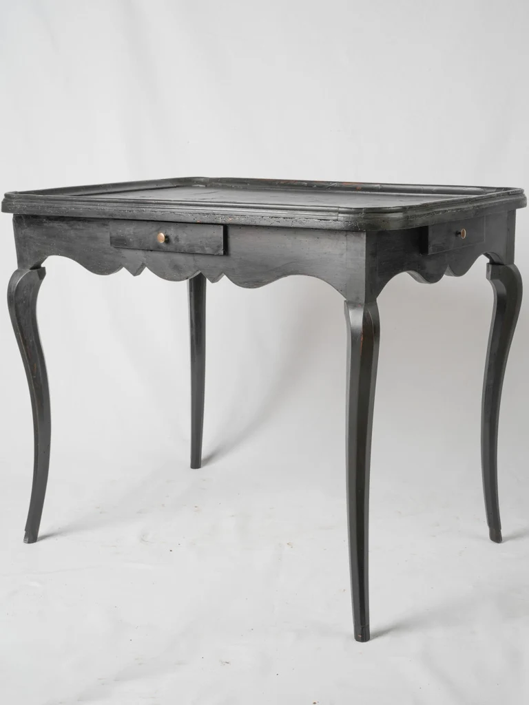 Directoire Period blackened games table