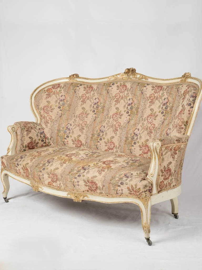 Louis XV style settee - 19th century