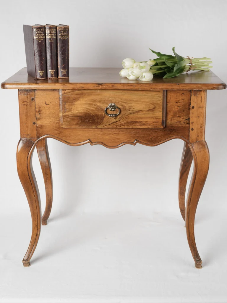 19th-century French commode w/ drawer - walnut