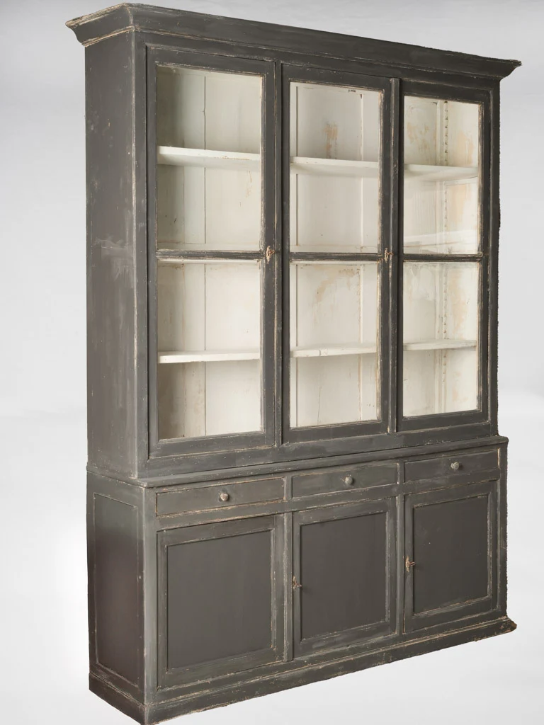 Antique French bookcase vitrine