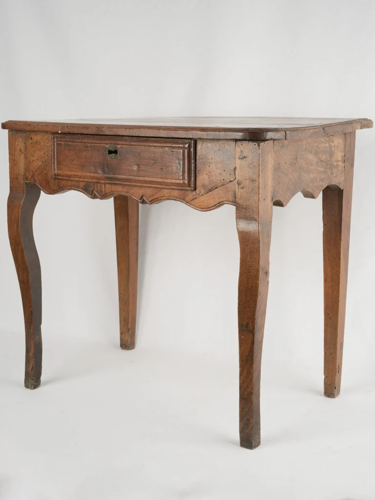 Antique Provencal desk / side table w/ drawer 29¼" x 18½"