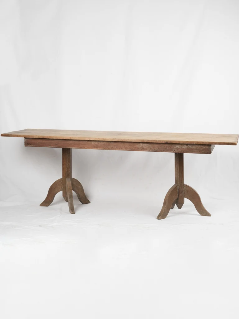 Antique French boulangerie oak & pine wooden console table