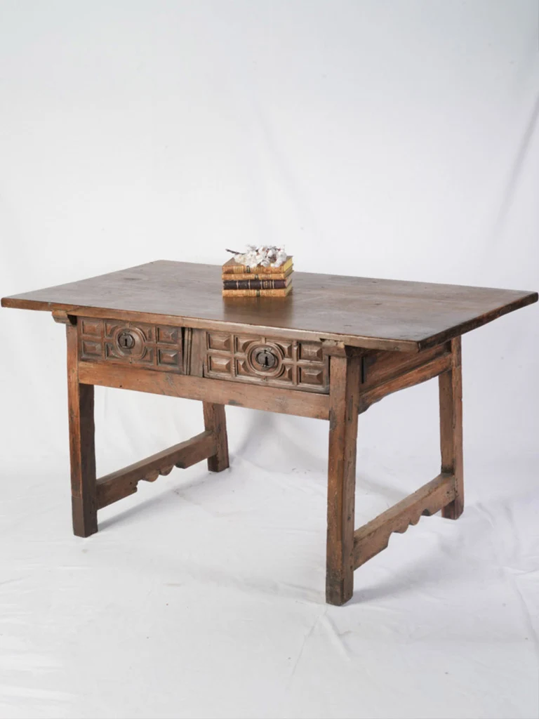 Late 17th Century Spanish Baroque Walnut Writing Table - 60¾" x 32¼"