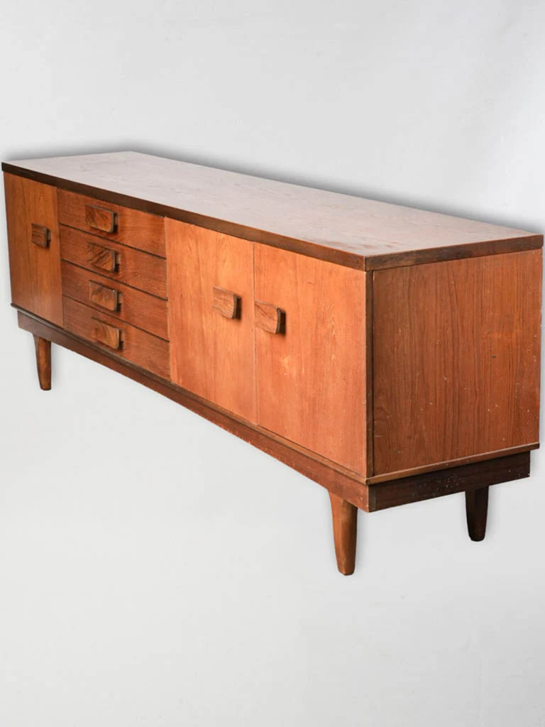 1960s Scandinavian Modern Oak Sideboard -84¼"