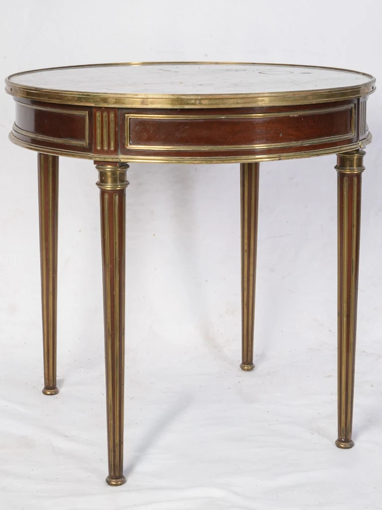Elegant 19th Century Louis XVI Style Bouillotte Table - 27½"