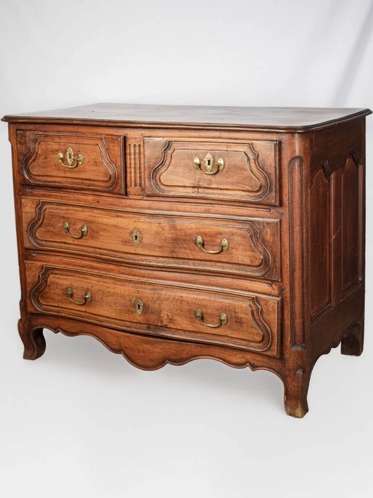 Stately 18th Century Louis XV Walnut Commode - 39"