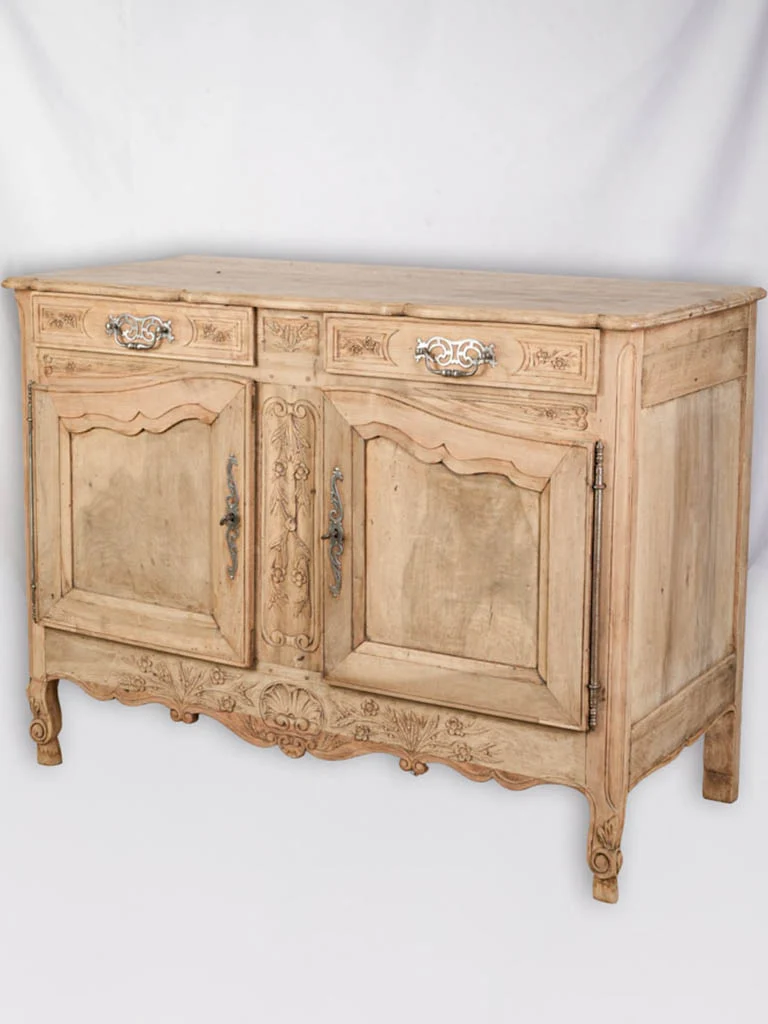 19th Century French Regional Sideboard in Sanded Blond Walnut - 40¼"