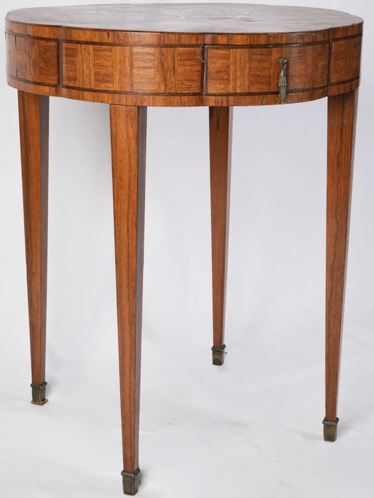 Louis XVI Style French Marquetry Side Table Early 20th Century - 29¼"