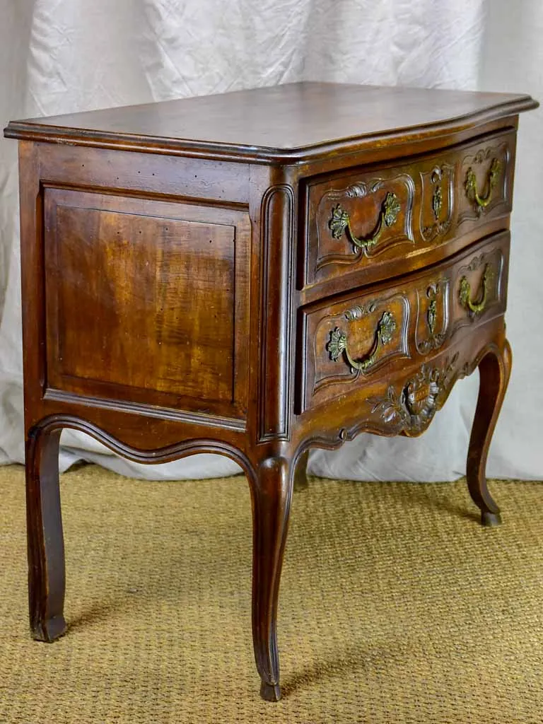 Mid Century French Provencal two drawer commode
