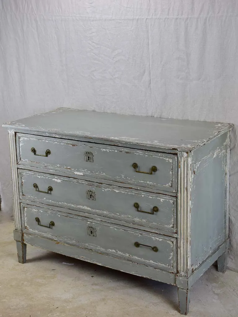 Antique French Louis XVI commode - three drawers