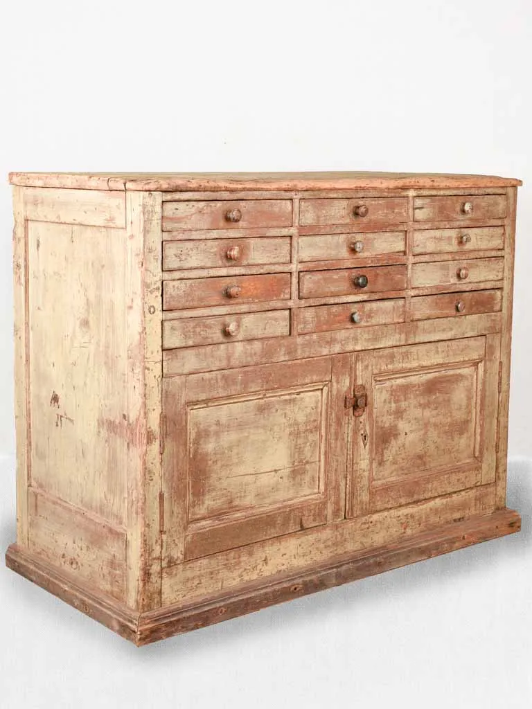 Antique French industrial drawers - 48½" wide