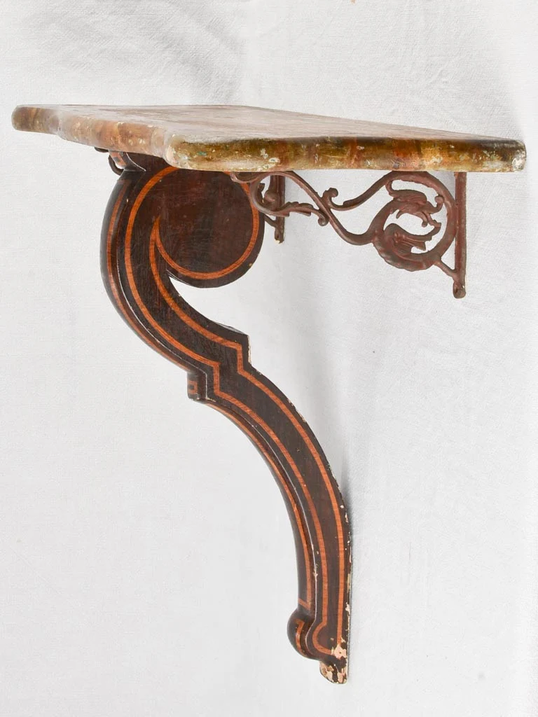 Napoleon III floating wall console 26¾"