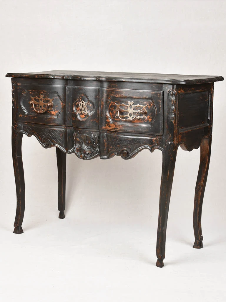 18th century Louis XV commode - black 45"