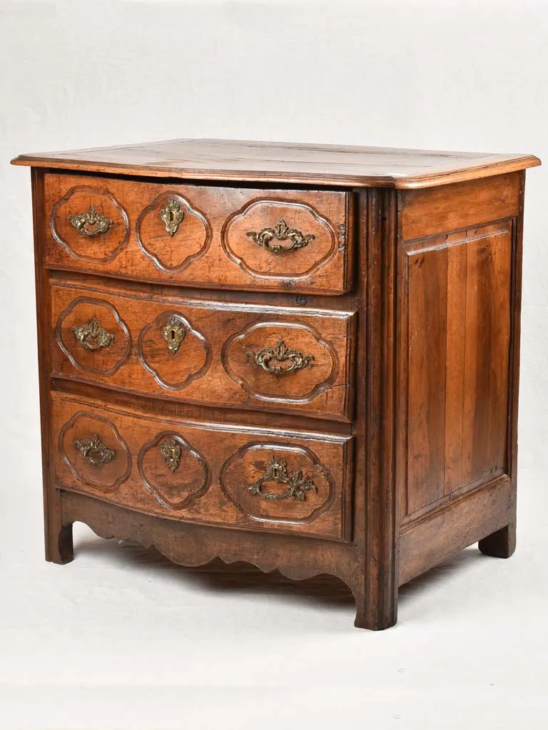 Louis XIV 3 drawer commode - walnut 36¼" wide