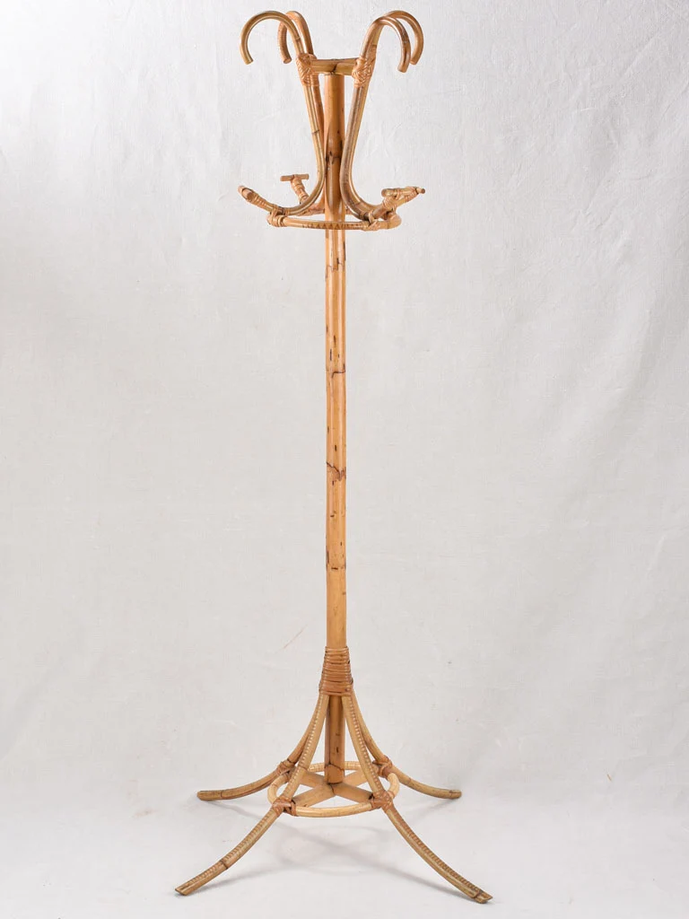 Vintage cane coat rack