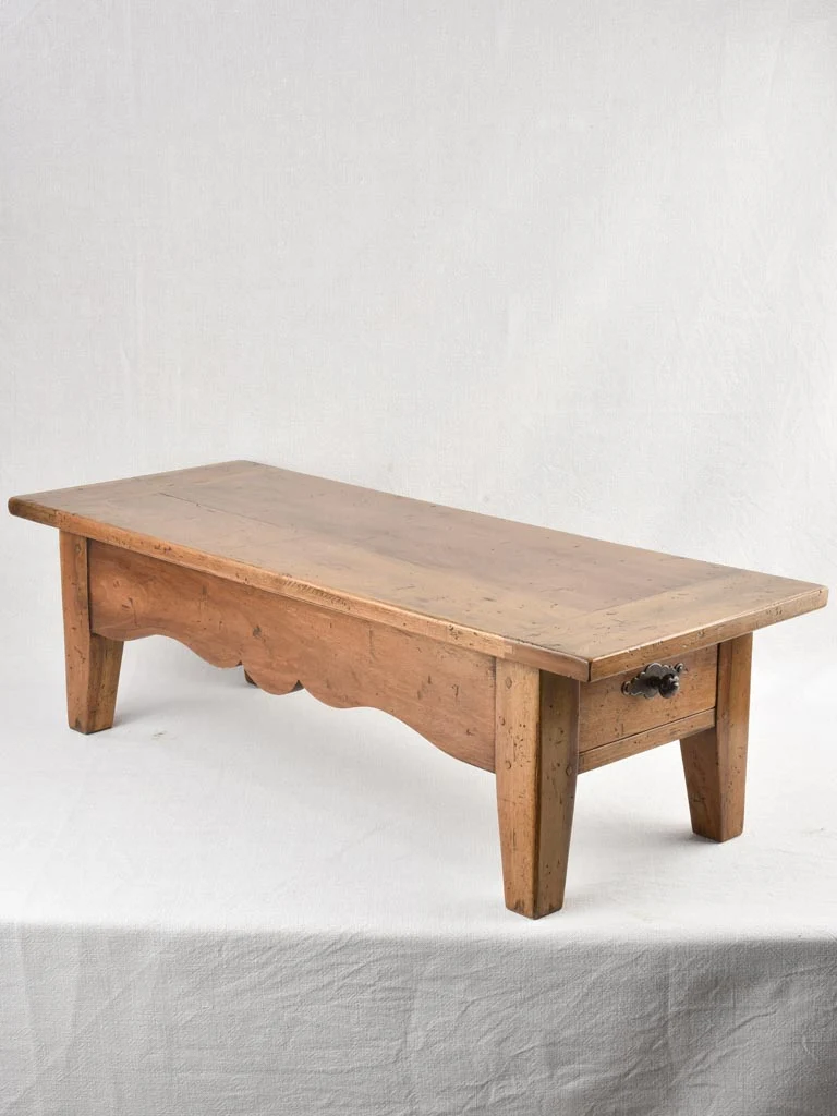 Very low walnut coffee table 35½" x 13¾"