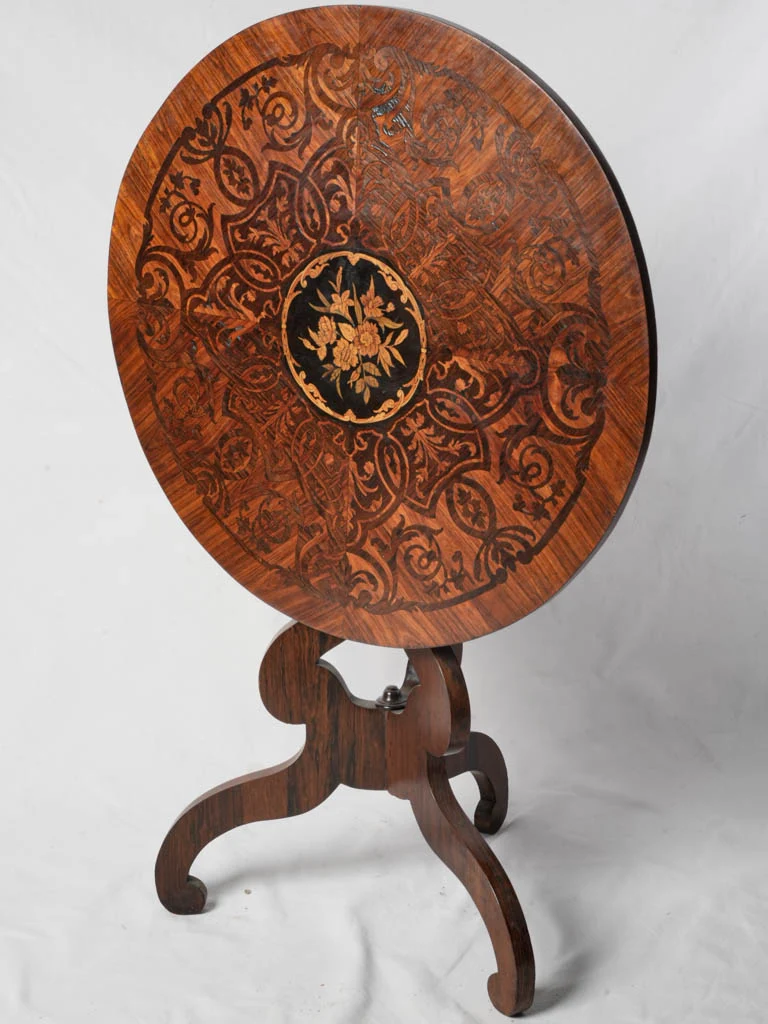 Napoléon III Marquetry Tilt-Top Guéridon - 30"