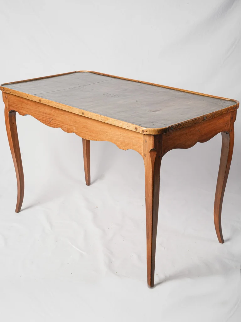 19th-Century Louis-XV Style Walnut Table - 29¼" x 45"