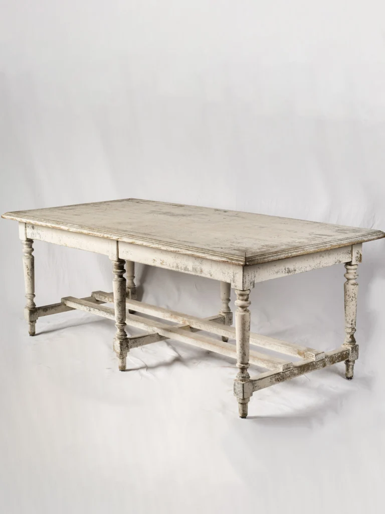 19th-Century French Provincial Drapière Table W/ Rustic Patina - 78"