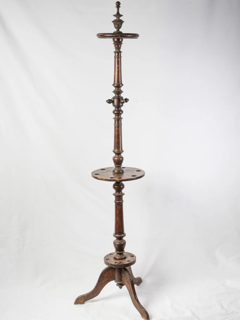 Victorian English Mahogany Billiard Cue Stand - 79½"