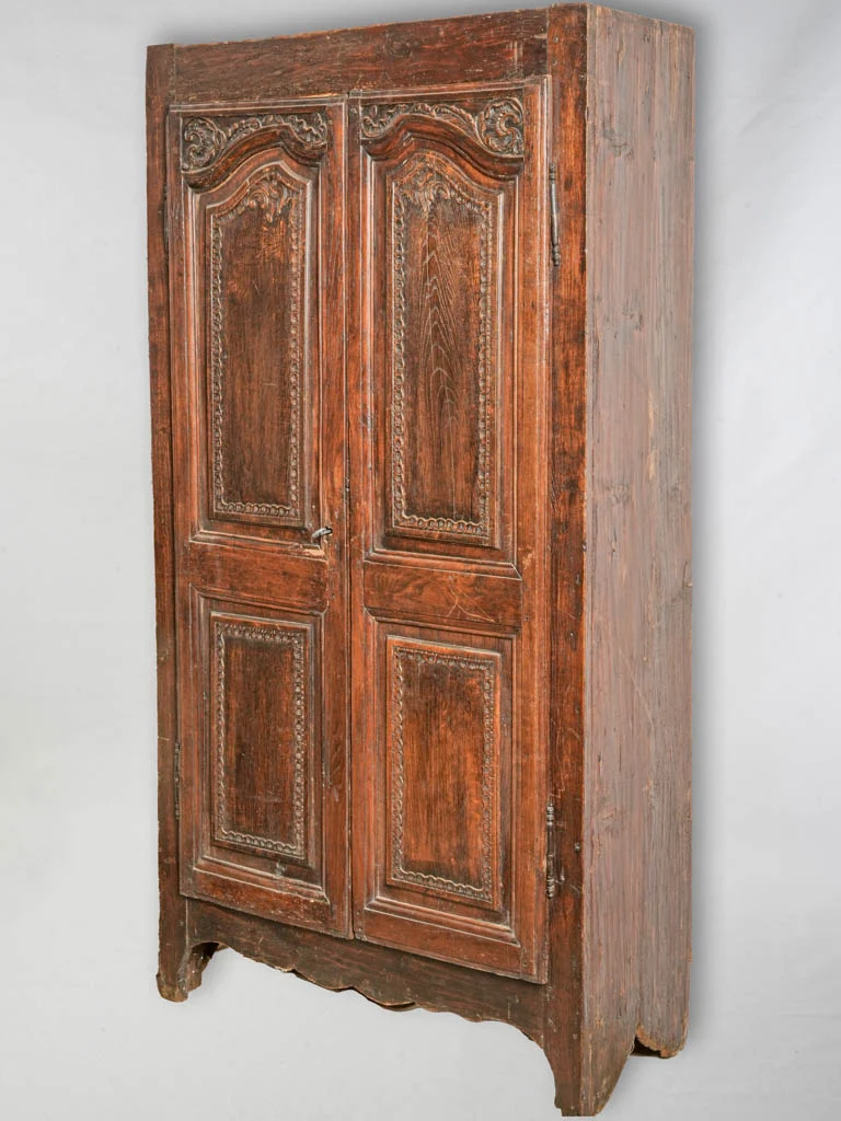 Petite Late 18th-Century French Rustic Armoire - 71¾"