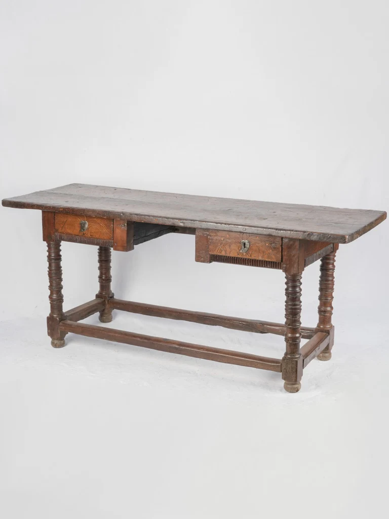17th-Century Spanish Oak Table w/ Beautiful Patina - 80¼"