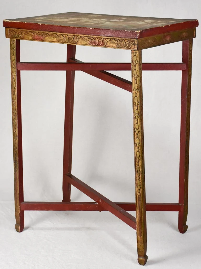 Early 20th century chinoiserie travel table