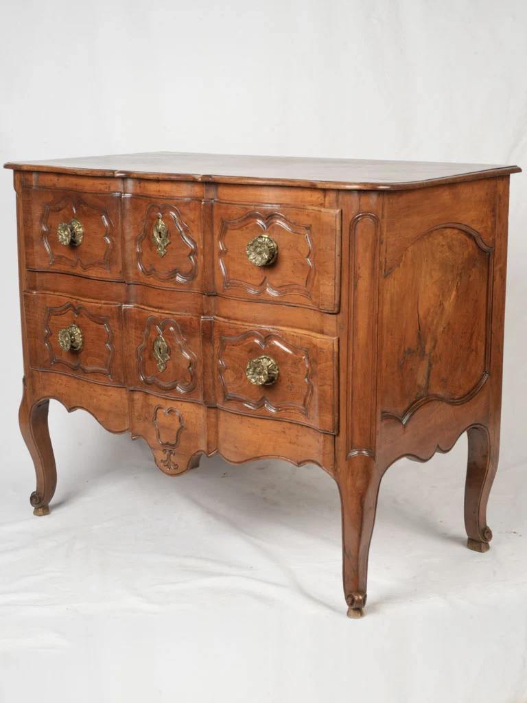 18th-Century Provençal Walnut Commode Sauteuse - 34¾" x 43"